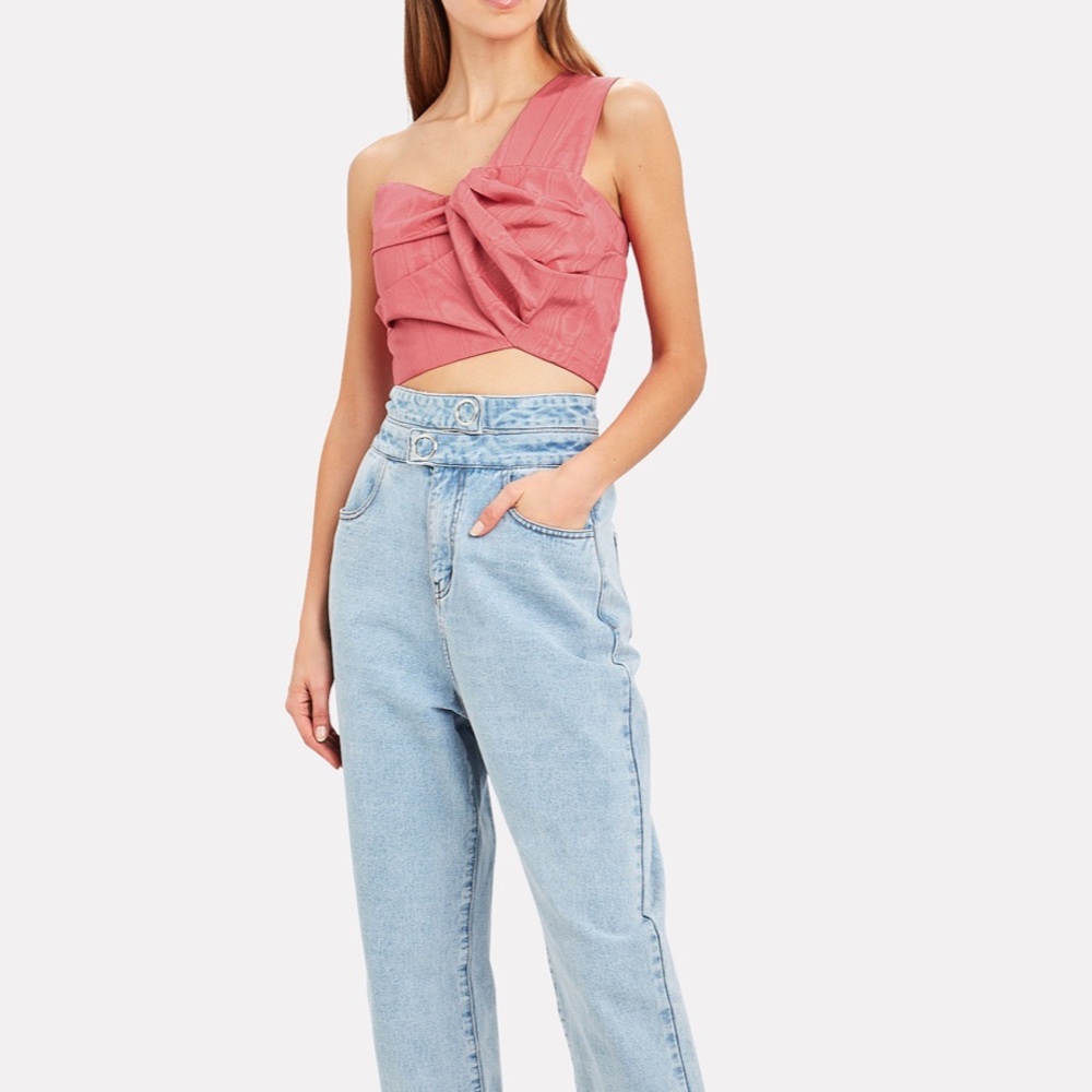 RACIL
Atlas Twisted One-Shoulder Top crop Size XS